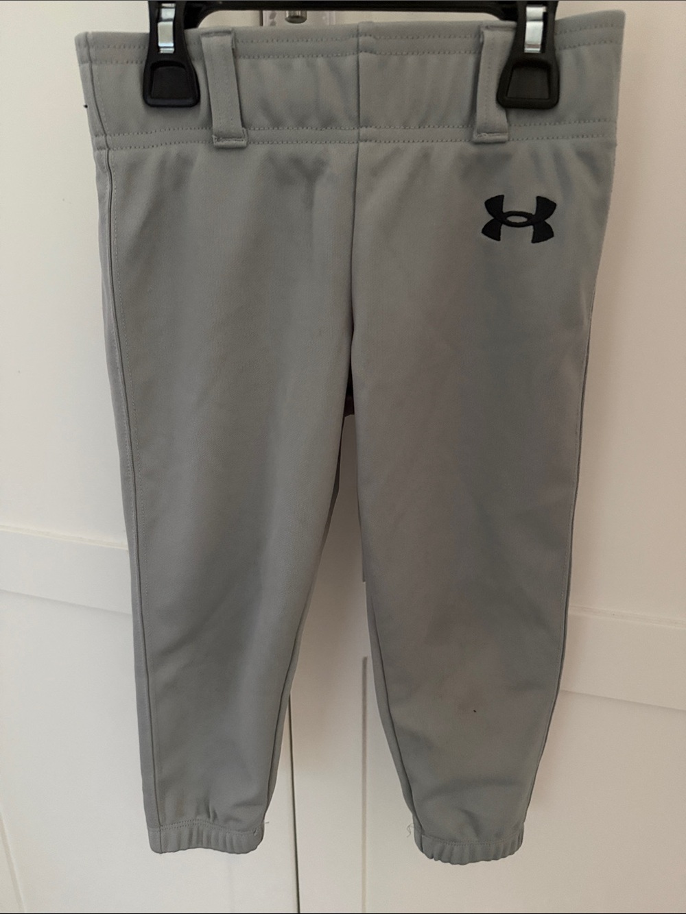Under Armour Kids Light Gray Athletic Joggers